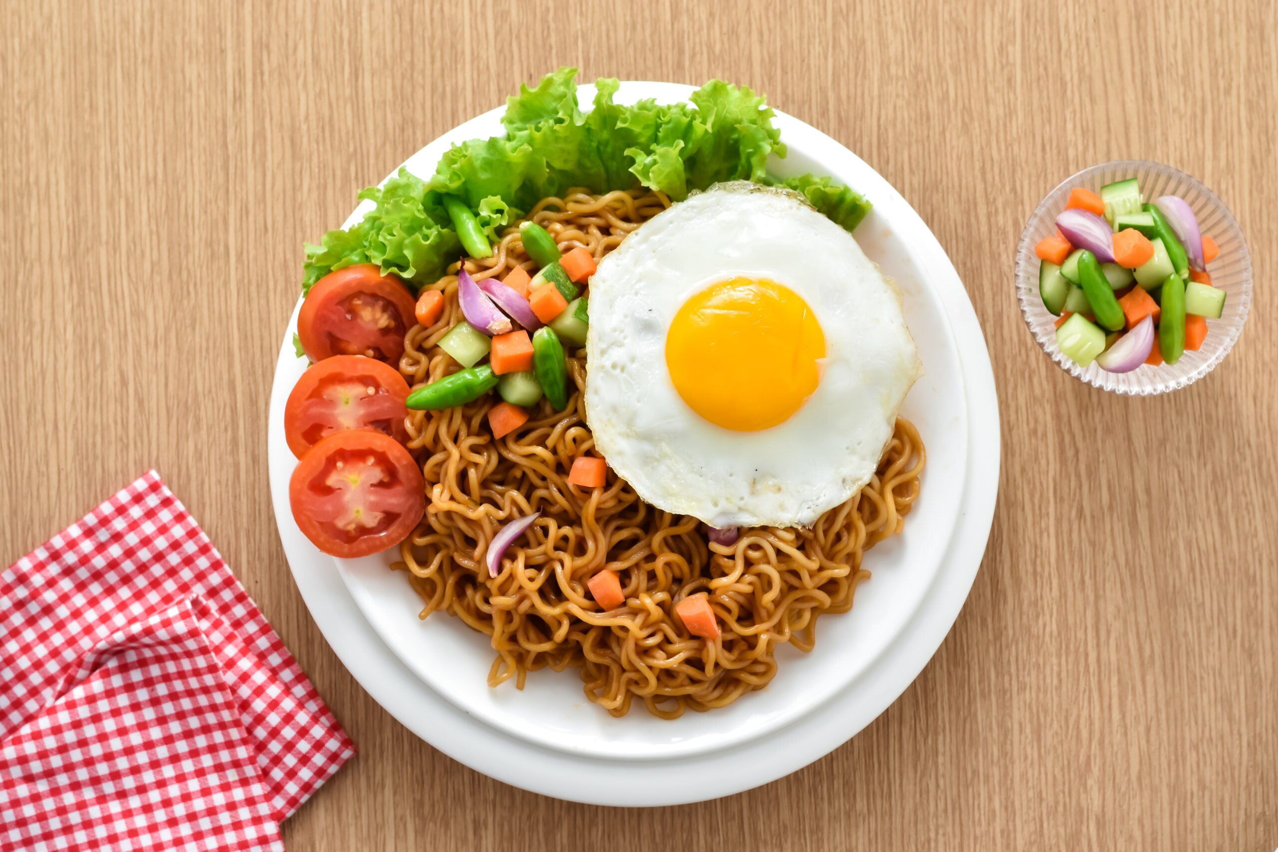 cara memasak mie instan goreng