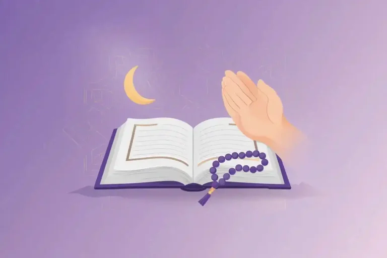 Ilustrasi konsep kafarat dalam ibadah puasa menurut ajaran Islam