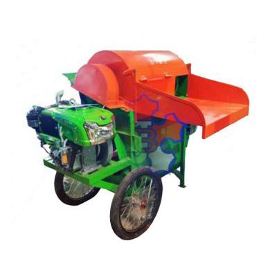 Mesin power thresher untuk membantu petani padi melakukan proses perontokan gabah