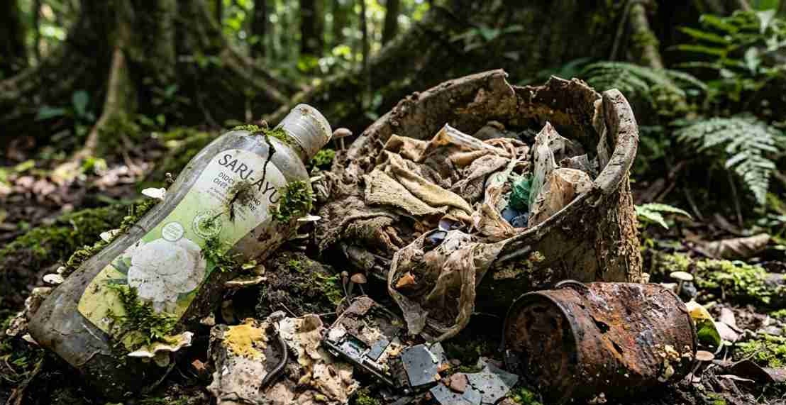 sampah yang terurai 200 tahun