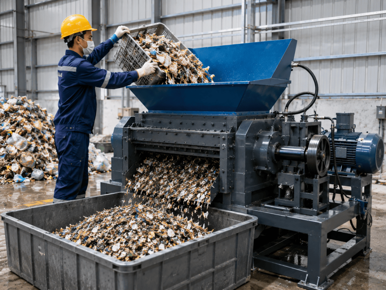 mesin crusher sampah untuk usaha
