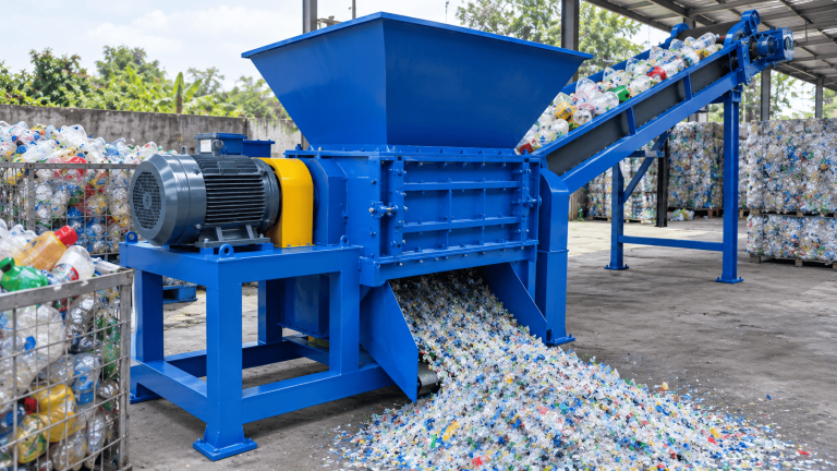 ukuran cacahan plastik daur ulang