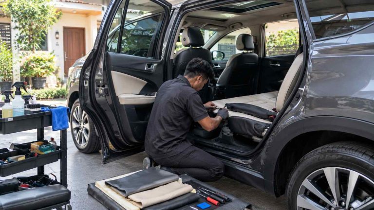 Cara Membersihkan Jok Mobil Sesuai Bahannya