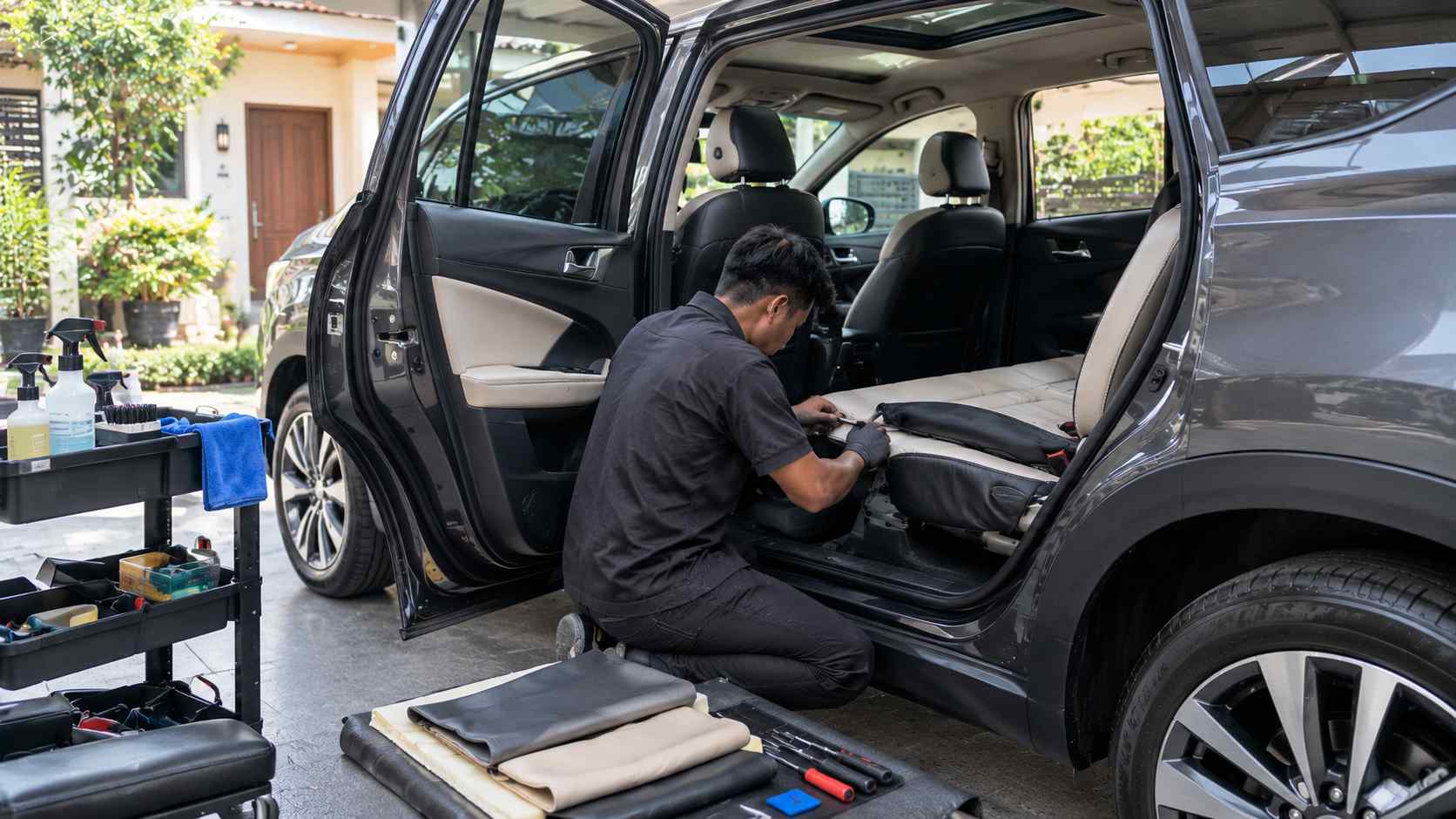 Cara Membersihkan Jok Mobil Sesuai Bahannya
